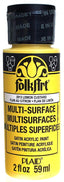 Folkart Multi-Surface Paint - Lemon Custard - Al Masam Stationery LLC