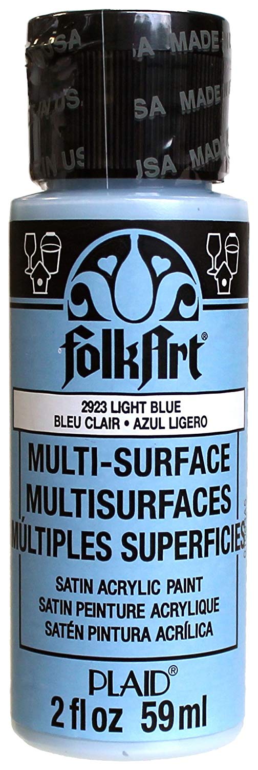 Folkart Multi-Surface Paint - Light Blue - Al Masam Stationery LLC Main image