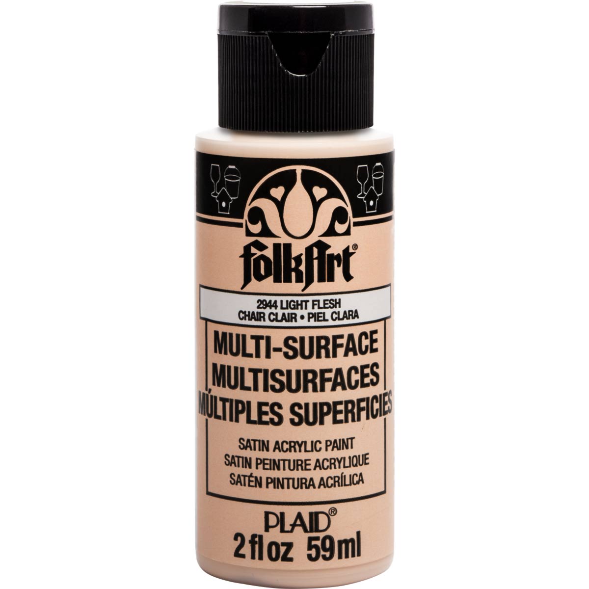 Folkart Multi-Surface Paint - Light Flesh - Al Masam Stationery LLC Main image