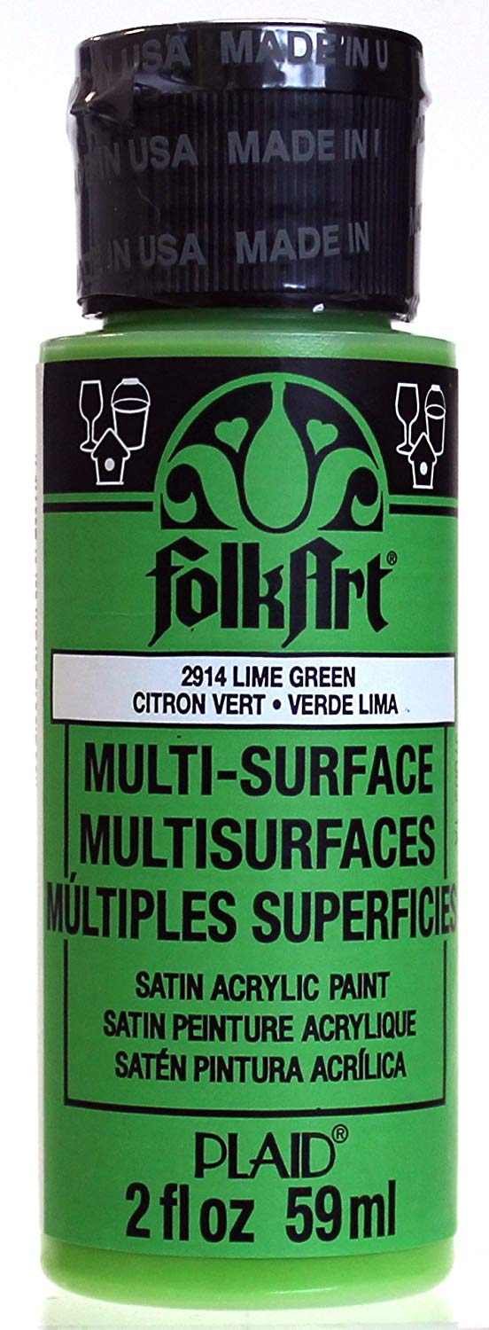 Folkart Multi-Surface Paint - Lime Green - Al Masam Stationery LLC Main image