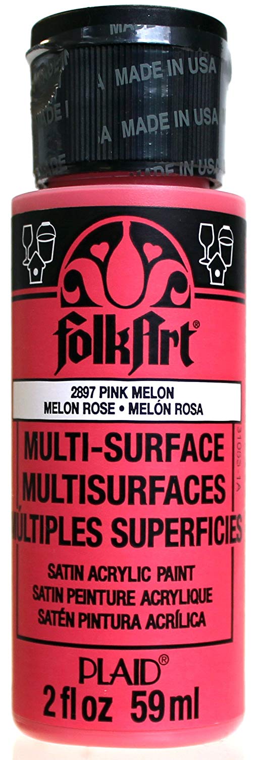 Folkart Multi-Surface Paint - Pink Melon - Al Masam Stationery LLC Main image