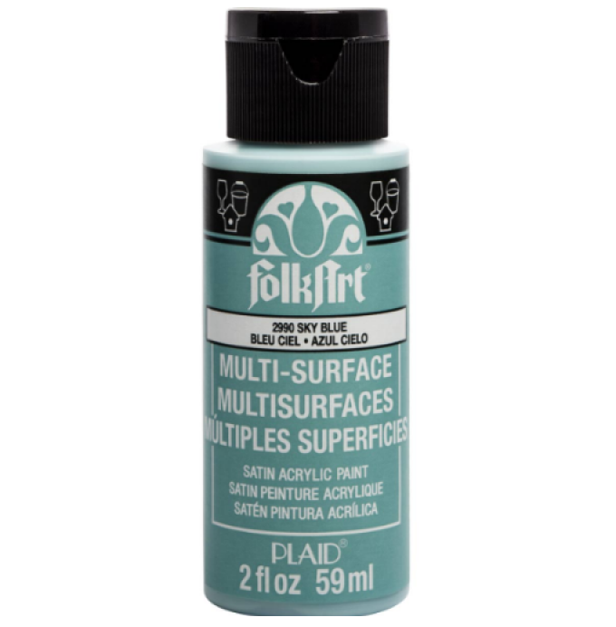 Folkart Multi-Surface Paint - Sky Blue - Al Masam Stationery LLC Main image