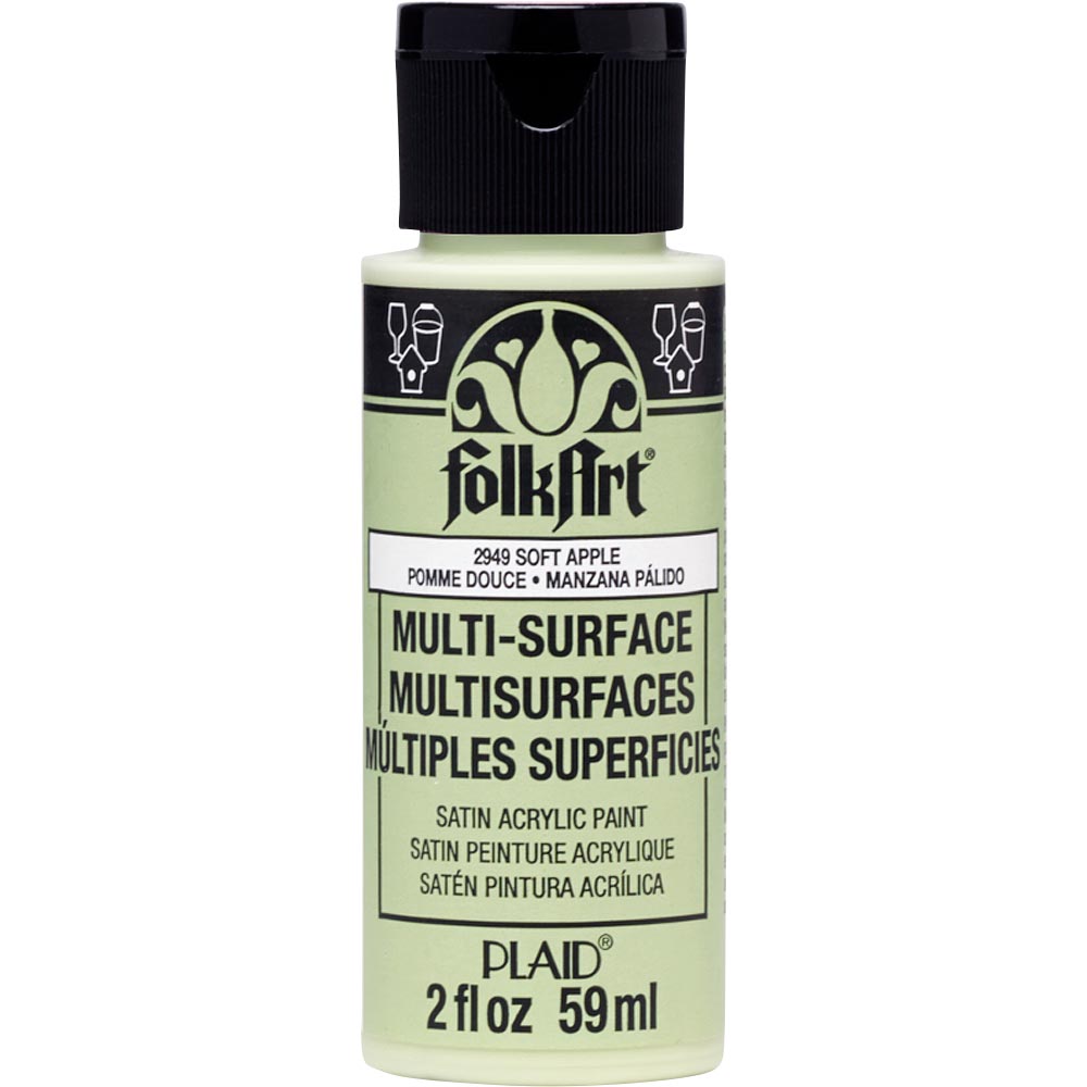 Folkart Multi-Surface Paint - Soft Apple - Al Masam Stationery LLC Main image