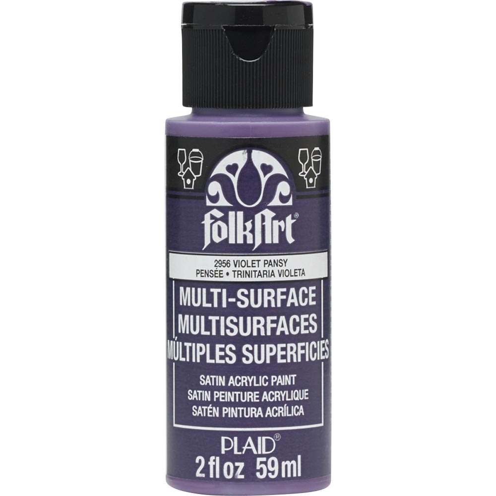 Folkart Multi-Surface Paint - Violet Pansy - Al Masam Stationery LLC Main image