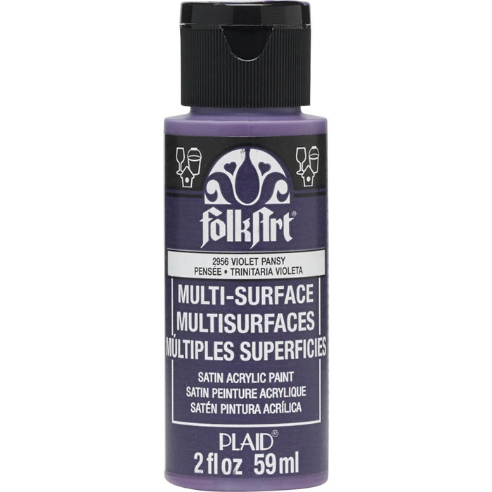 Folkart Multi-Surface Paint - Violet Pansy - Al Masam Stationery LLC