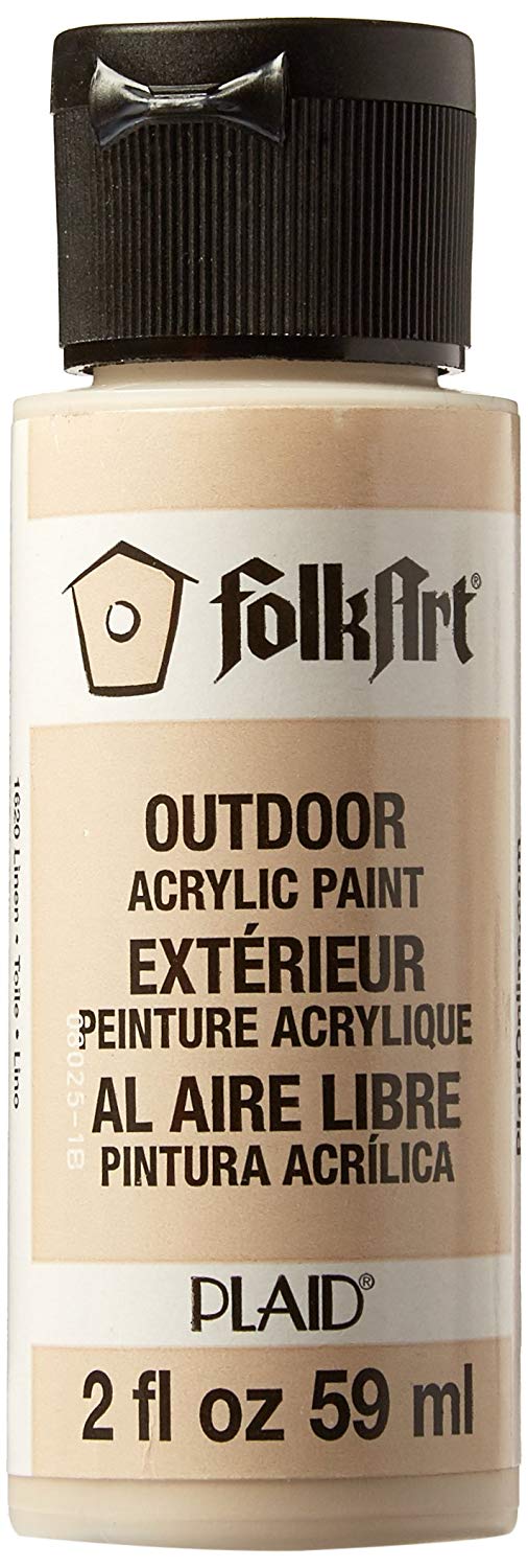 Folkart Outdoor Brush On - Linen  2 Oz. - Al Masam Stationery LLC Main image