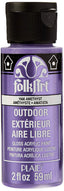 Folkart Outdoor Brush On - Metallic Amethyst 2 Oz - Al Masam Stationery LLC