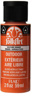 Folkart Outdoor Brush On - Pure Orange  2 Oz. - Al Masam Stationery LLC