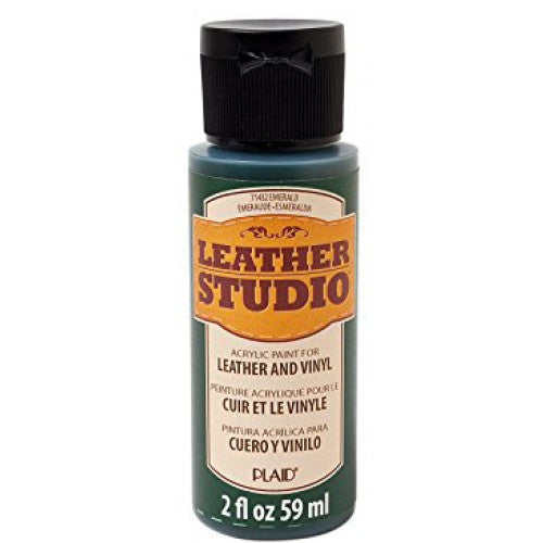 Leather Studio Paint Emerald 2 Oz. - Al Masam Stationery LLC Main image