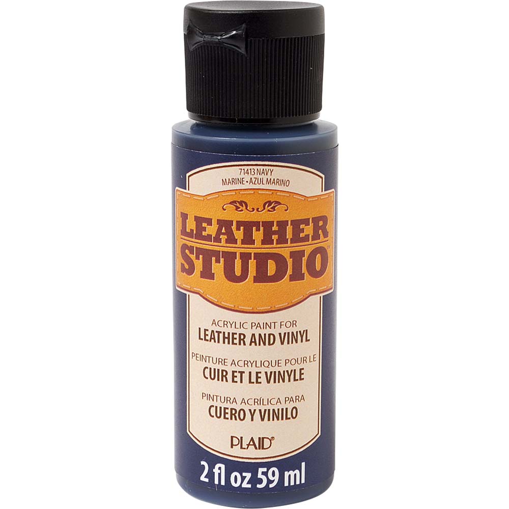 Leather Studio Paint Navy 2 Oz. - Al Masam Stationery LLC Main image