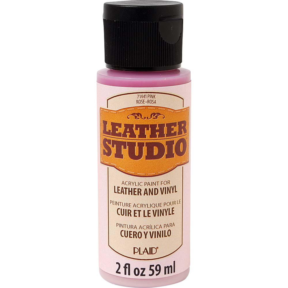 Leather Studio Paint Pink 2 Oz. - Al Masam Stationery LLC Main image
