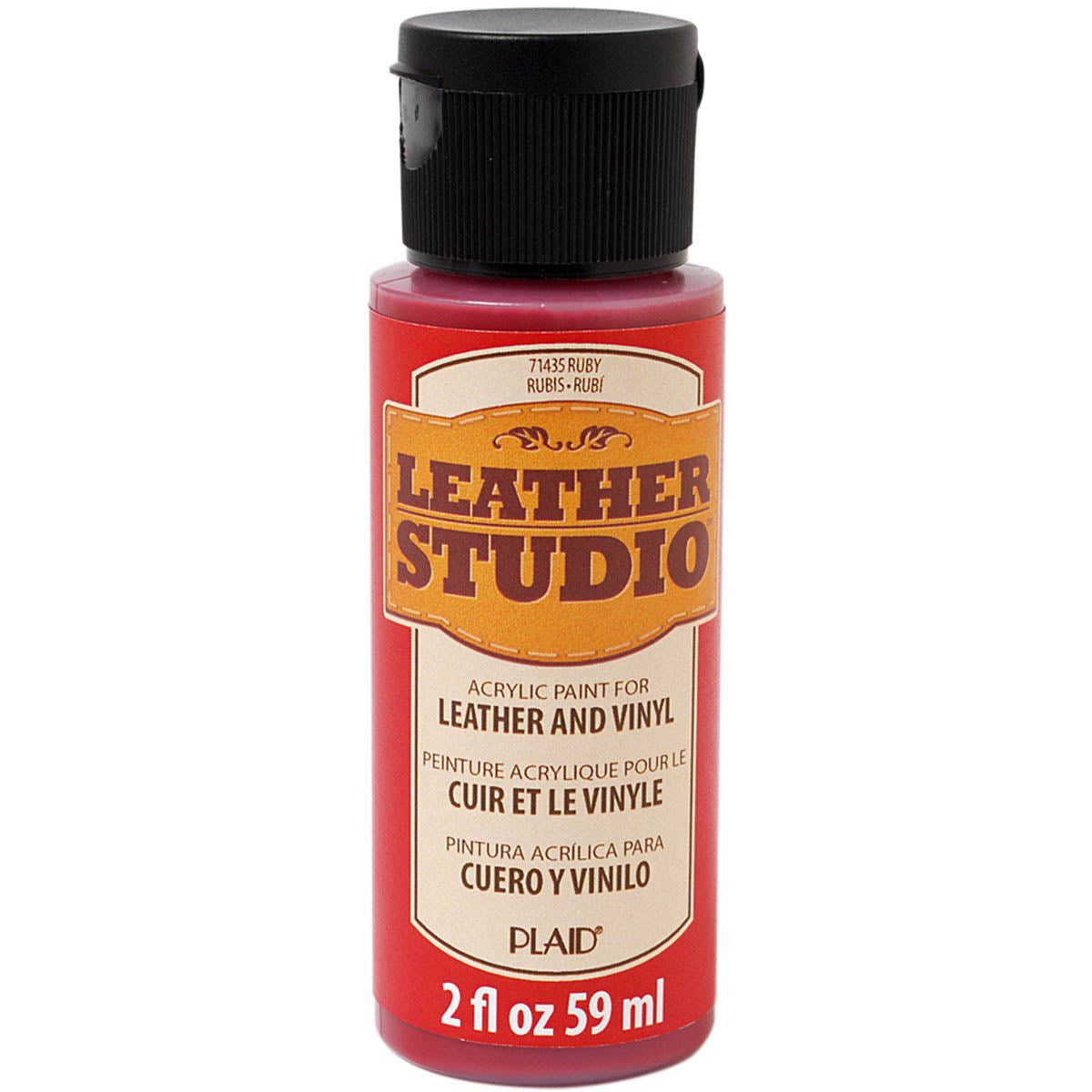 Leather Studio Paint Ruby 2 Oz. - Al Masam Stationery LLC