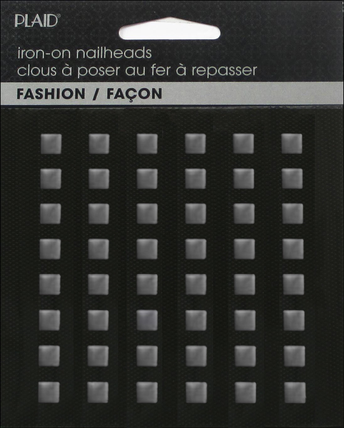 Hot Fix Iron On - Nailhead Pyramid Black Nickel - Al Masam Stationery LLC Main image