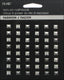 Hot Fix Iron On - Nailhead Pyramid Brushed Silver - Al Masam Stationery LLC