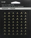 Hot Fix Iron On - Nailhead Triangle Black Nickel - Al Masam Stationery LLC