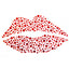 Rhinestone Med Red Crystal Lip - Al Masam Stationery LLC