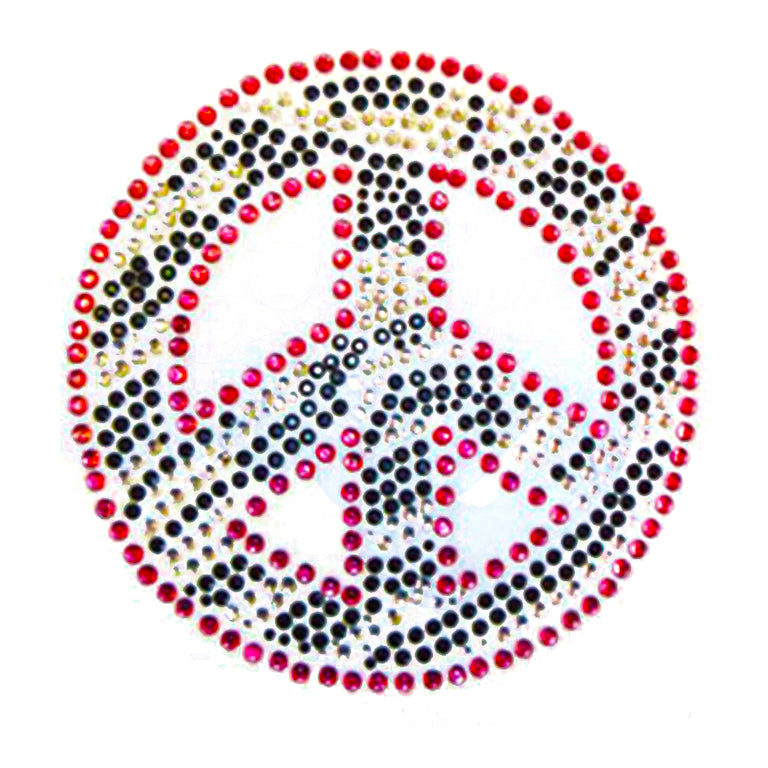 Rhinestone Med Zebra Peace Sgn - Al Masam Stationery LLC Main image