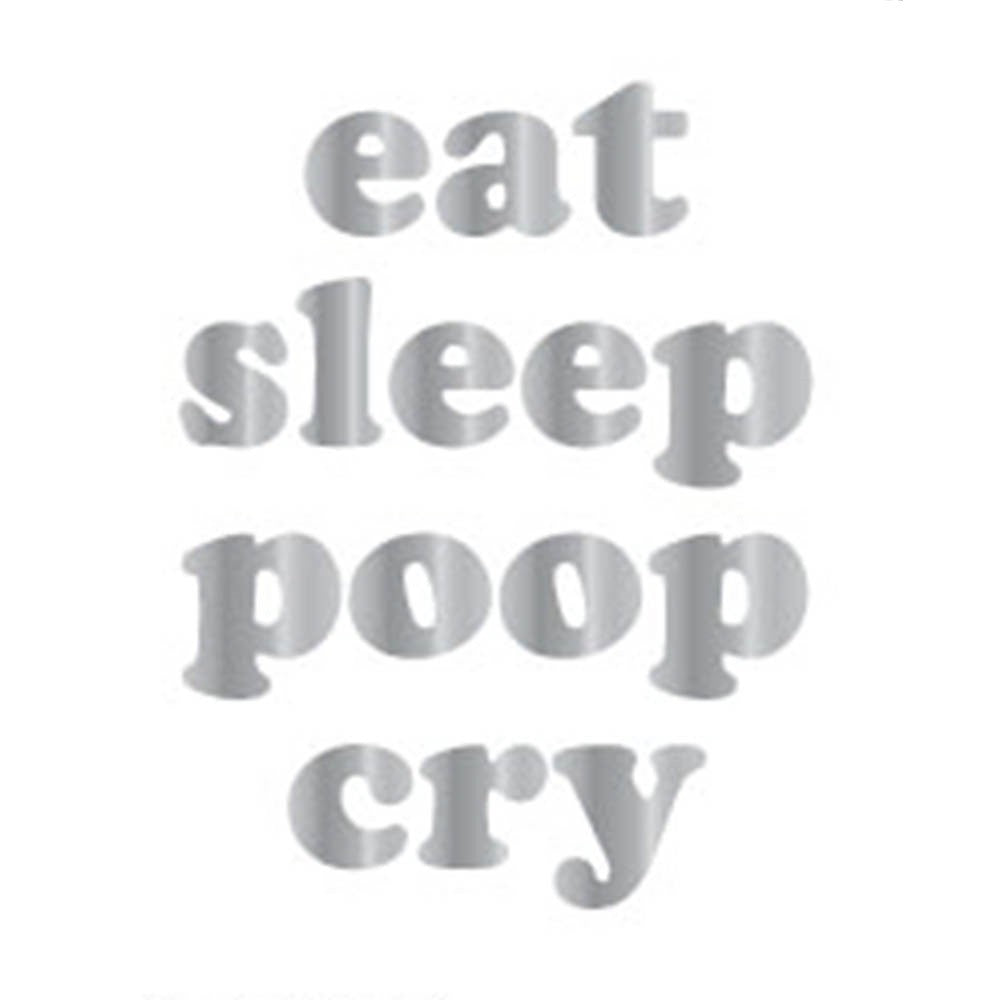 Up Town Baby Ub Foil Eat Sleep Poop/I Roll - Al Masam Stationery LLC Main image