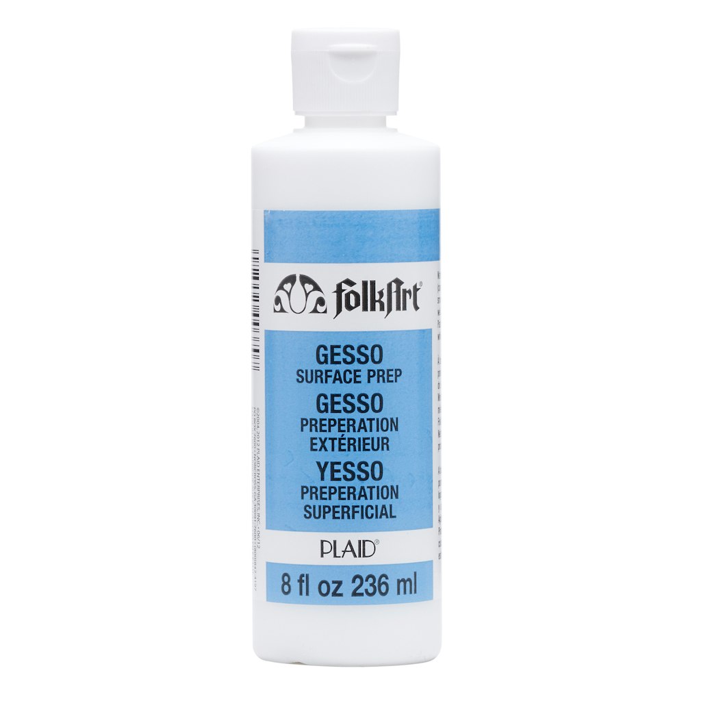 Folkart Gesso Primer 8Oz. - Al Masam Stationery LLC Main image