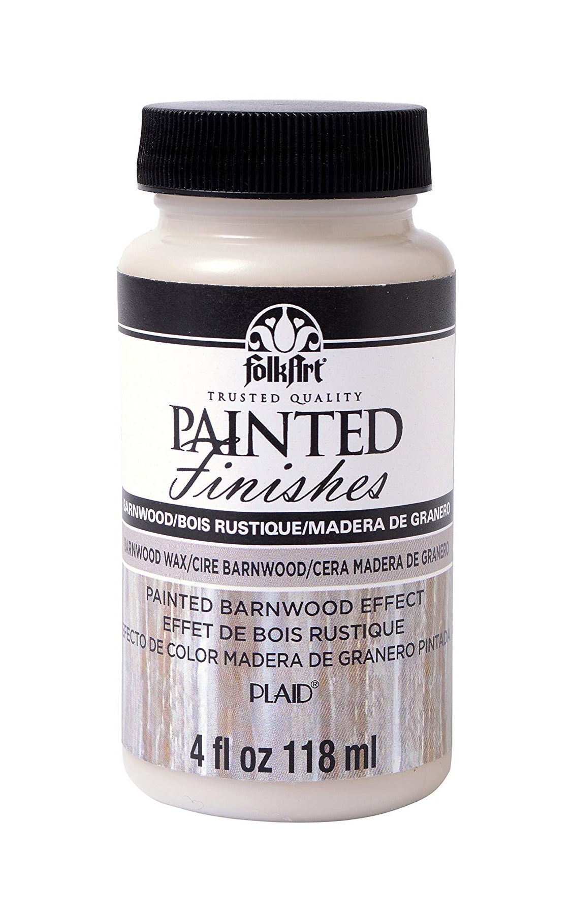 Folkart Painted Finishes - Barn Wood Wax 118 Ml - Al Masam Stationery LLC Main image