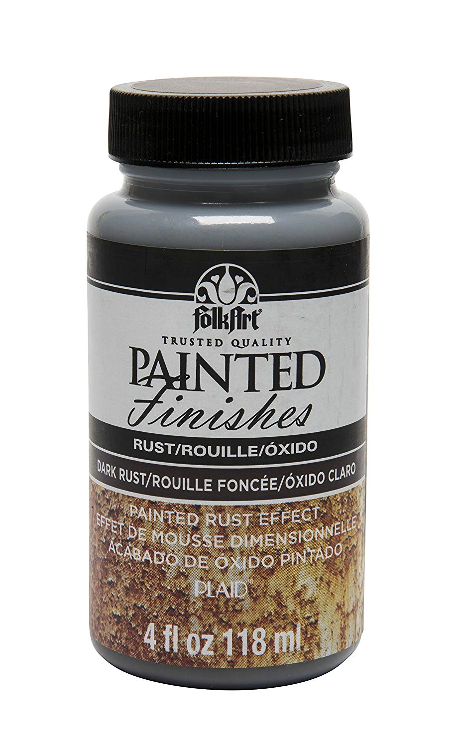 Folkart Painted Finishes - Brown Rust - Al Masam Stationery LLC Main image