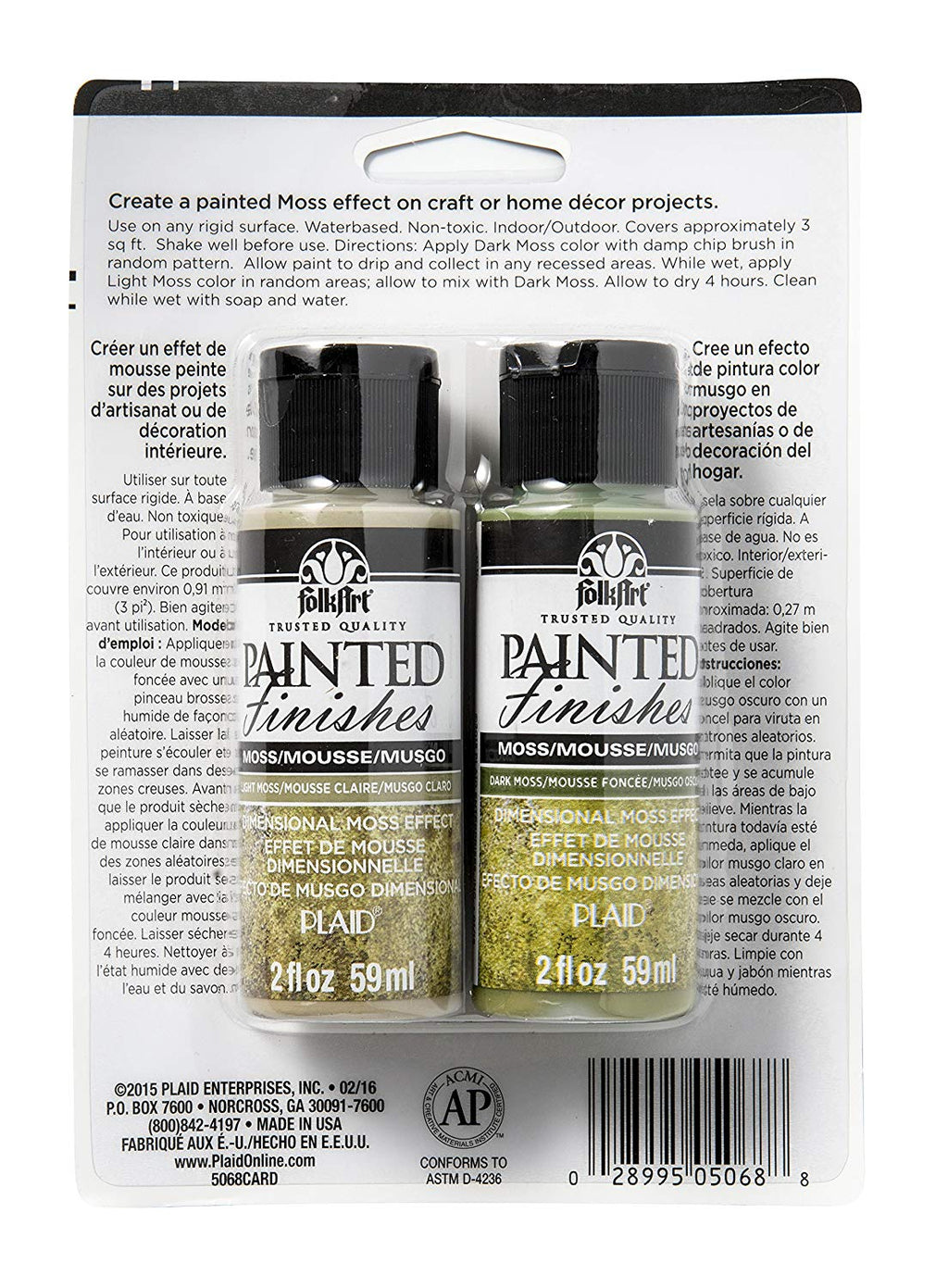 Folkart Painted Finishes - Carded Moss - Al Masam Stationery LLC
