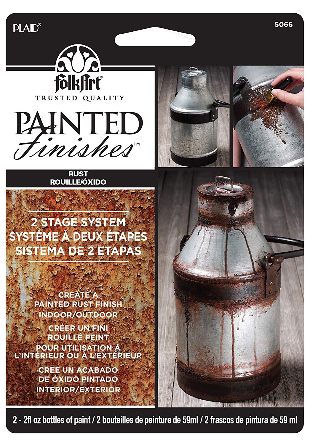 Folkart Painted Finishes - Carded Rust - Al Masam Stationery LLC Main image