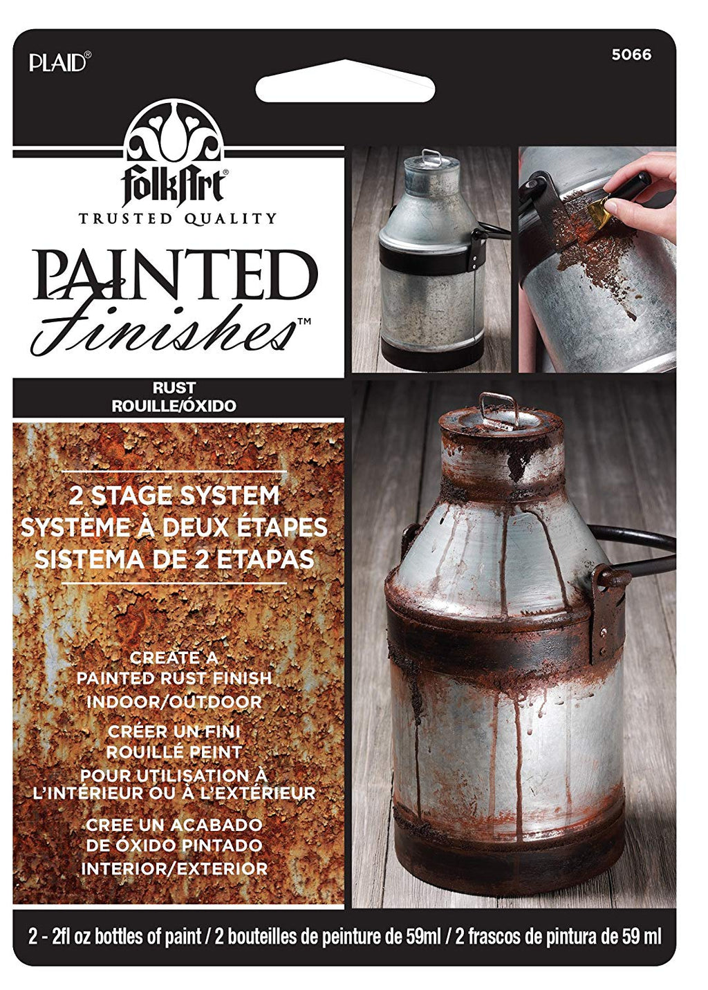 Folkart Painted Finishes - Carded Rust - Al Masam Stationery LLC