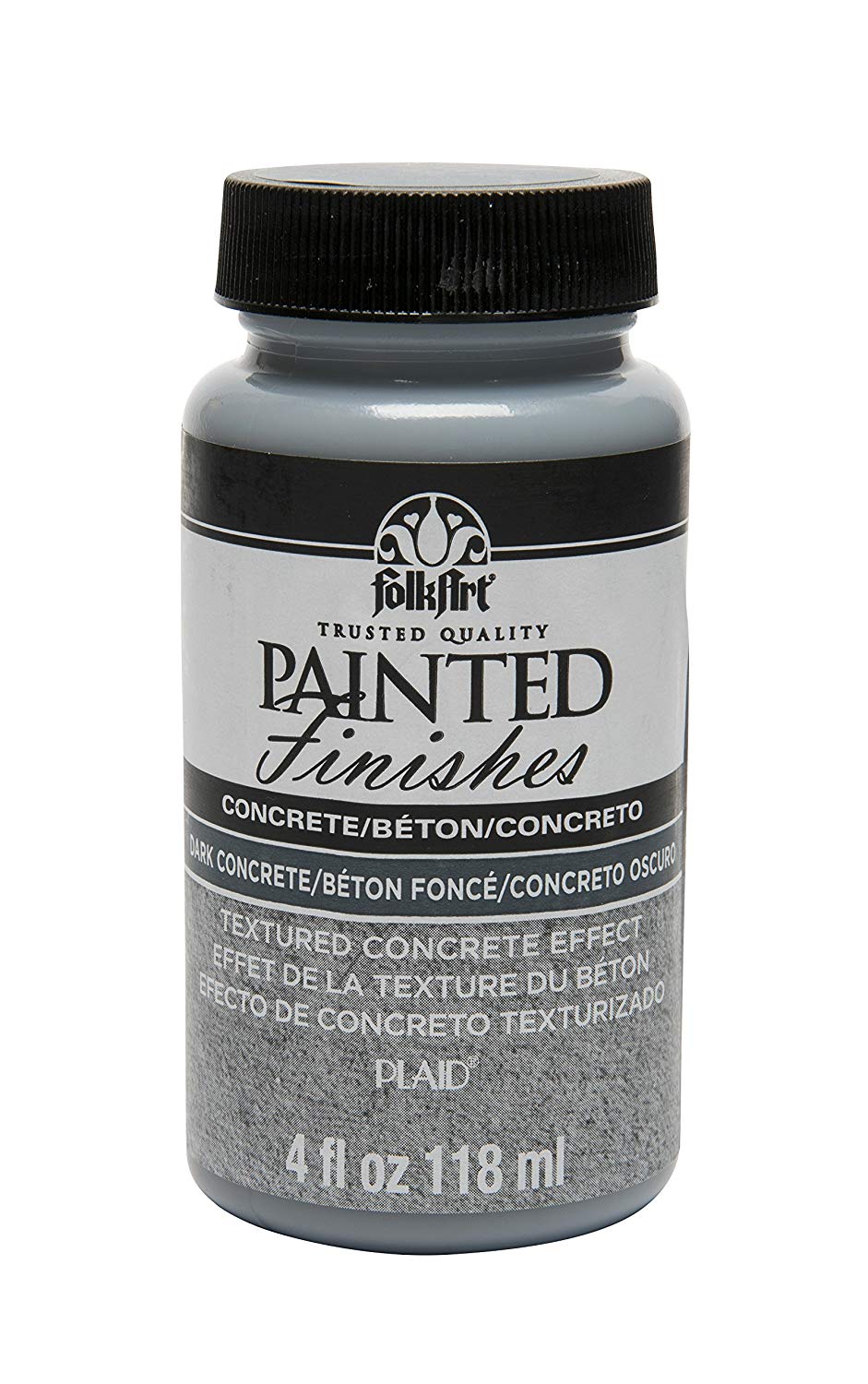 Folkart Painted Finishes - Dark Concrete - Al Masam Stationery LLC Main image