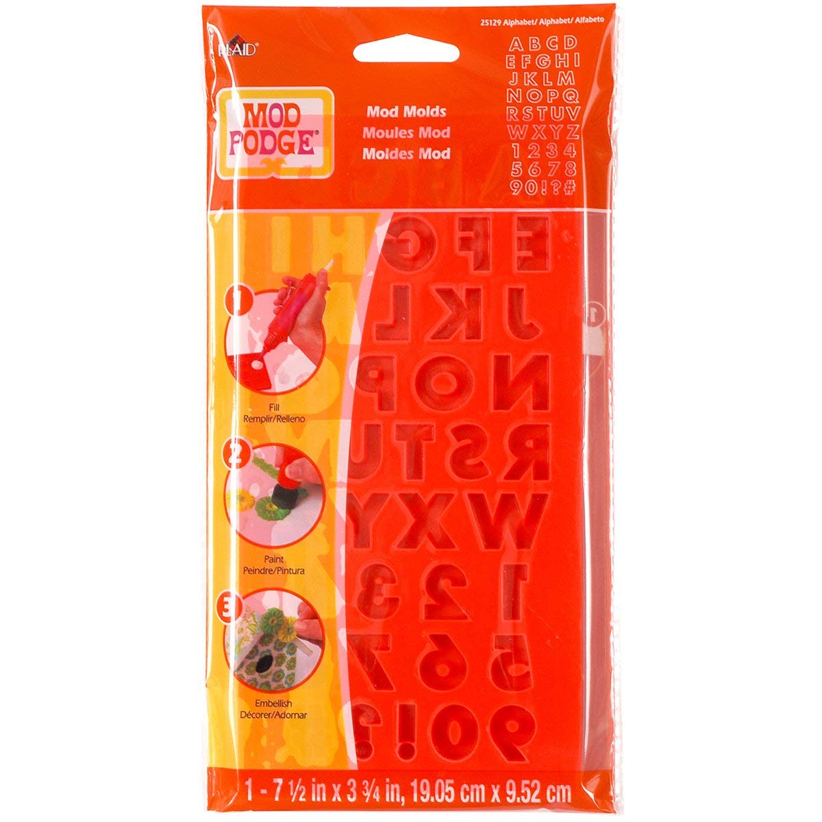 Mod Podge Mod Mold Large - Alphabet - Al Masam Stationery LLC Main image