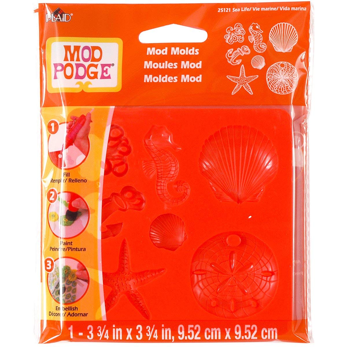 Mod Podge Mod Mold - Sea Life - Al Masam Stationery LLC Main image