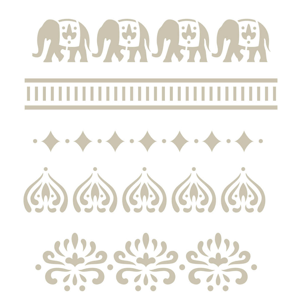 Folkart Handmade Charlotte Stencil Ali Baba - Al Masam Stationery LLC