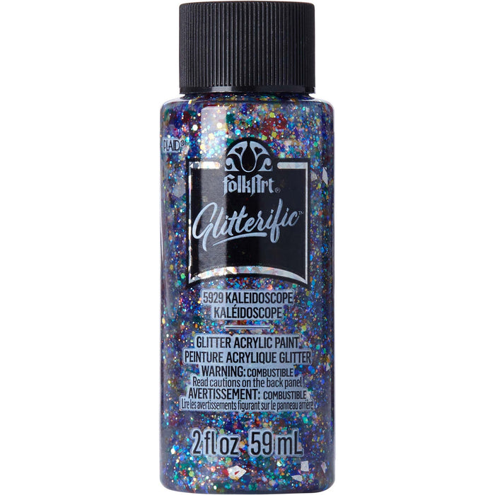 Folkart Glitterific Water Based Paints - Kaleidoscope 59Ml - MSP 5929 - Al Masam Stationery LLC