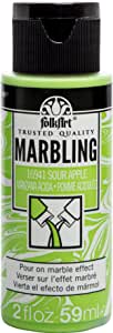 Folkart Marbling Paint Water-Based Sour Apple Color 59Ml - MSP 16941 - Al Masam Stationery LLC