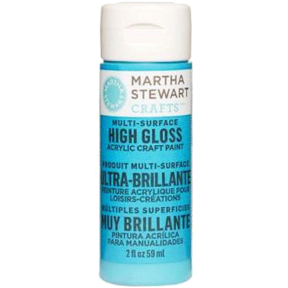Martha Stewart Multi Surface Paint Gloss 2 Oz. Pond - Al Masam Stationery LLC