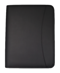 AMS-RM-368 • Black  -  PU Leather Portfolio - Al Masam Stationery LLC