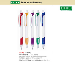 AMS- PP 242 Uma STRIPE Plastic Pen - Al Masam Stationery LLC