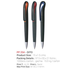 AMS-PP 254 DITO Plastic Pen - Al Masam Stationery LLC