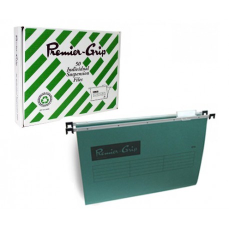 Hanging File Premiere Grip Code Fullscap Green Secondary image