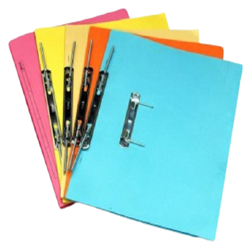 Spring File Full scap size - Yellow. - Al Masam Stationery LLC Main image