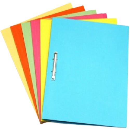 Square Cut Folder with Metal Fastner A4 size - Yellow - Al Masam Stationery LLC