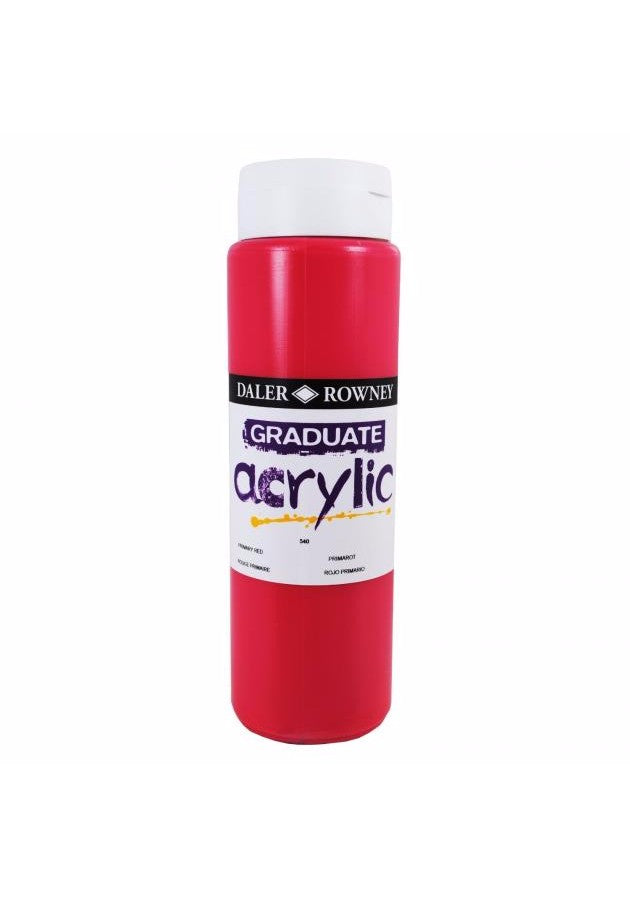 Daler Rowney Graduate Acrylic Color PRIMARY RED - Al Masam Stationery LLC