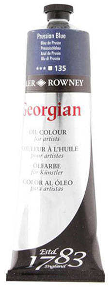 Daler Rowney Georgian Oil Paint - Prussian Blue 225 ml