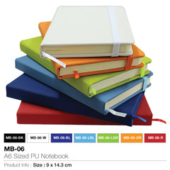 AMS-MB-06 - Promotional PU Notebook - Al Masam Stationery LLC