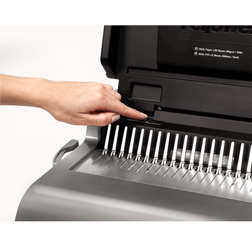 Electric Comb Binding Machine Quasar E 500+ - Al Masam Stationery LLC