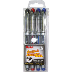 Pentel BL27 Energel Roller Pen Metal Tip 0.7mm - (Pack of 4) - Al Masam Stationery LLC