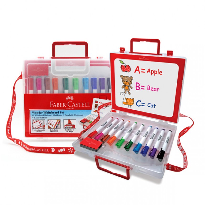 FABER-CASTELL Marker Slim Wonder White Board Set - Al Masam Stationery LLC