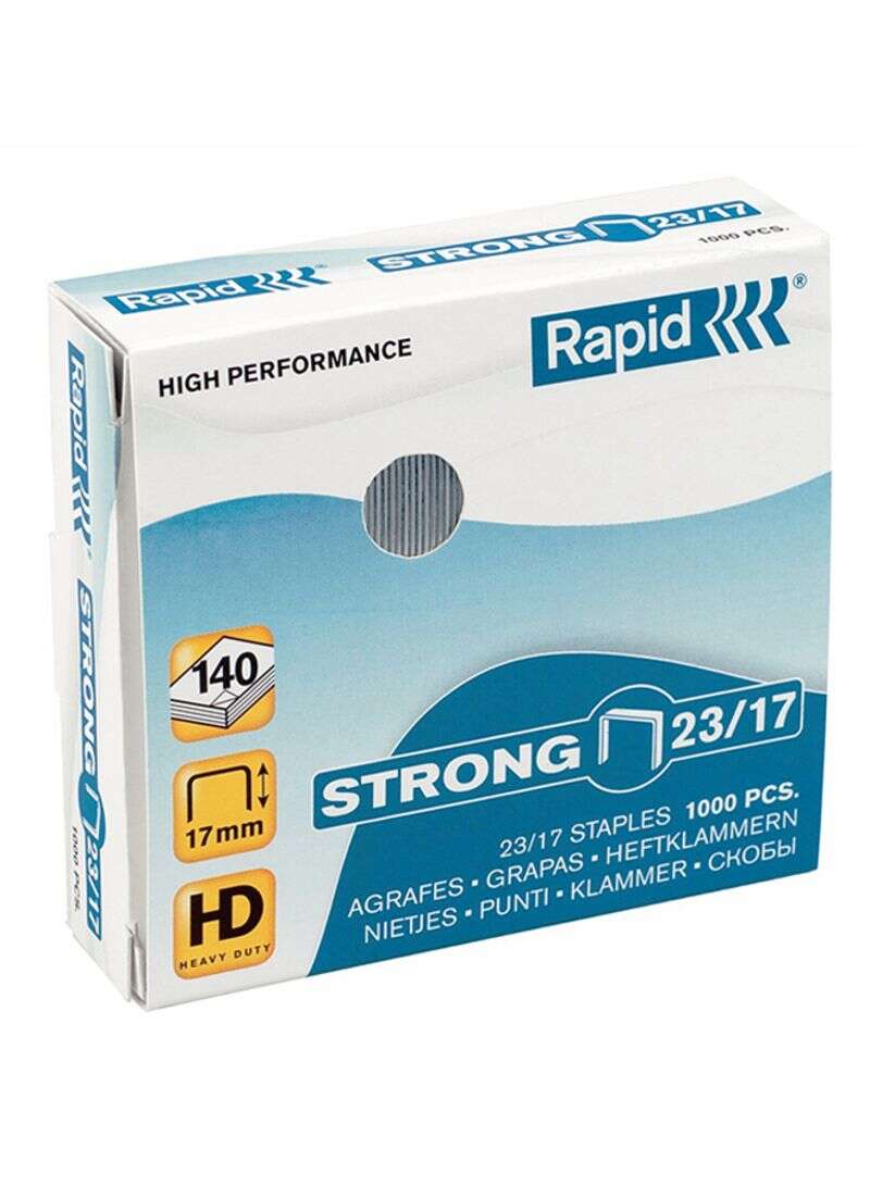 Rapid S23/17Heavy Duty Stron Staples 80-110 Sheets - Al Masam Stationery LLC Main image