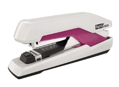 Rapid Stapler Omnipress FS SO30 30sheet White and Pink - Al Masam Stationery LLC Main image