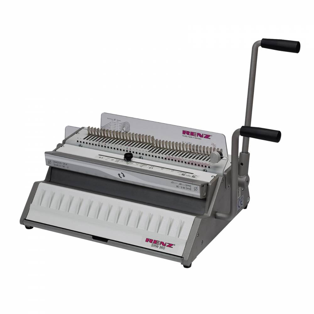 RENZ MANUAL WIRE PUNCH & BIND 3:1F/s RZ-BM-SRW-360 - Al Masam Stationery LLC Main image